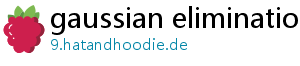 gaussian elimination calculator